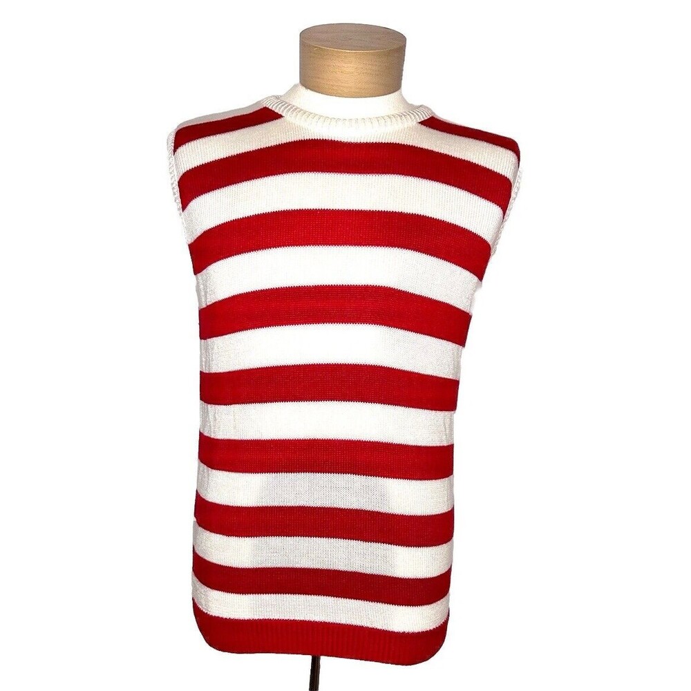 Vintage 80’s Striped Sweater Vest